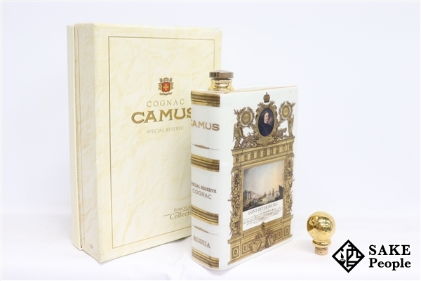 ◆注目! カミュ ブック セントピーターズバーグ サンクトペテルスブルク 350ml 40% 箱 替え栓 コニャック