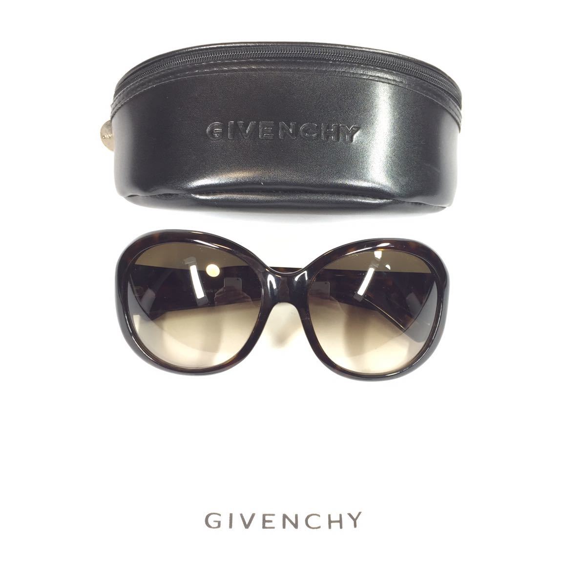 ジバンシー】本物 GIVENCHY サングラス Gロゴ SGV 666G べっ甲調 