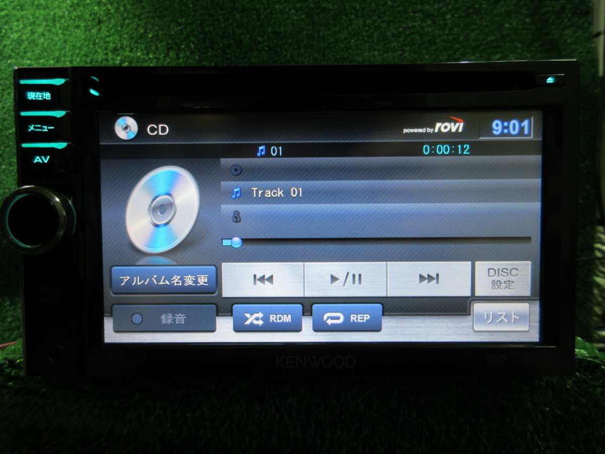 KENWOOD ケンウッド メモリーナビ MDV-333 彩速ナビ ☆ ワンセグ 中古