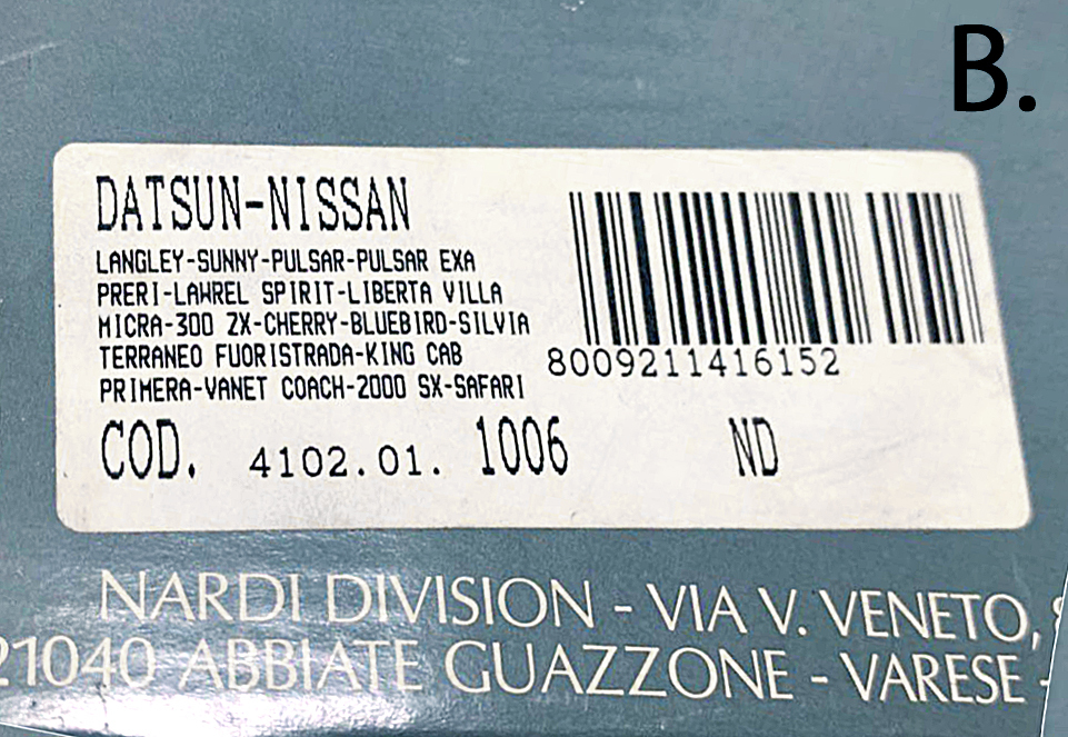 専用　特別価格 NARDI DATSUN 1006・5350 ナルディー パーソナル 日産 サニー パルサー