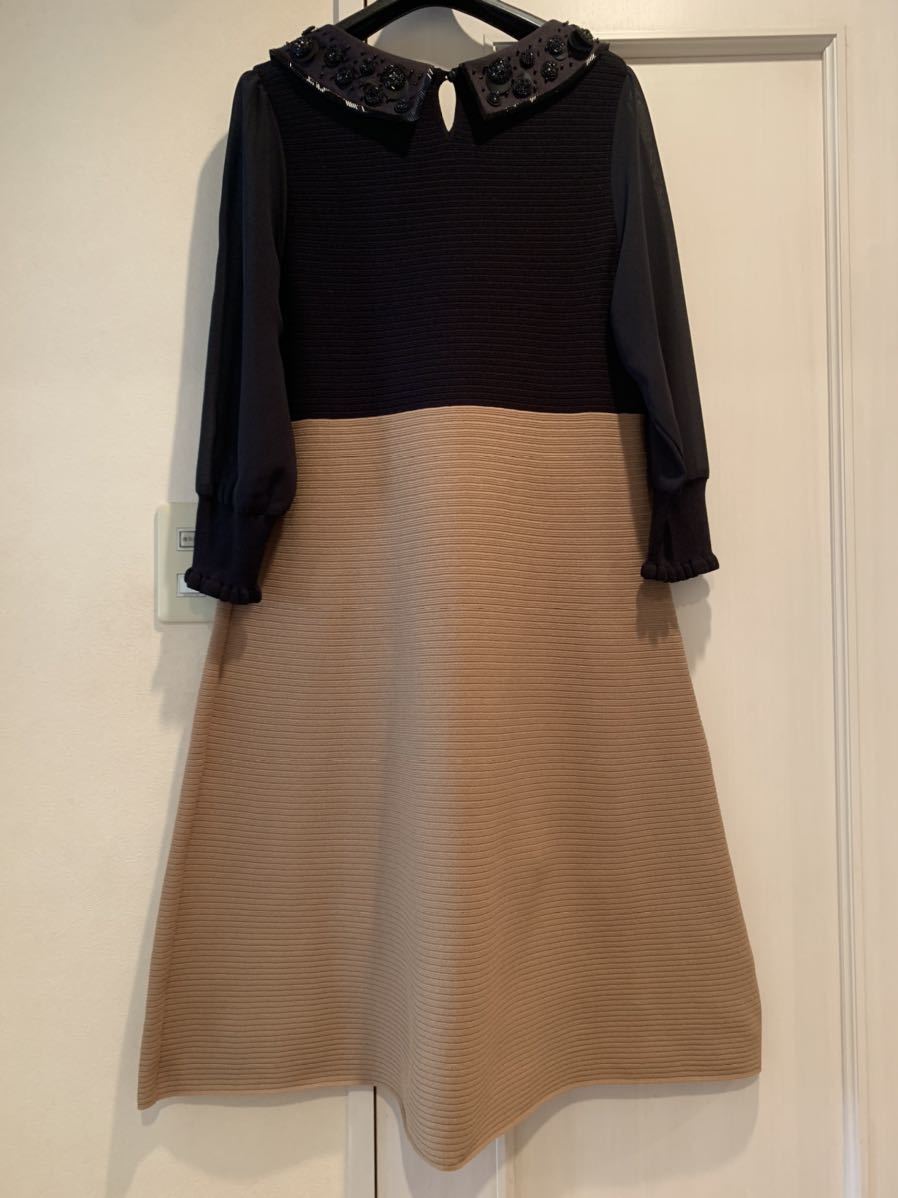 素敵アクセサリーいらず！TO BE CHICトゥービーシックワンピースサイズ42 トゥービーシック TO BE CHIC 人気完売ワンピース サイズ42 美品