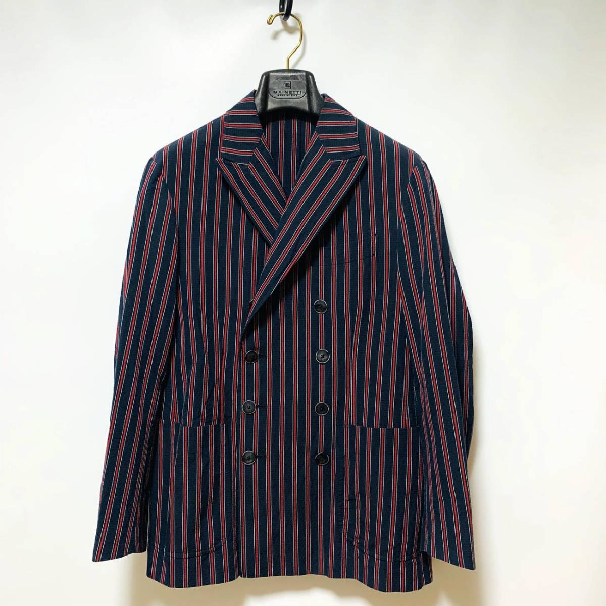 THE GIGI(ザ ジジ)ZIGGY シアサッカーストライプ セットアップスーツ 