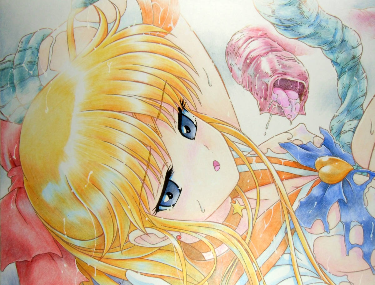 セーラーヴィーナス やばい 貞操の危機 色鉛筆アート 手描きイラスト 売買されたオークション情報 Yahooの商品情報をアーカイブ公開 オークファン Aucfan Com