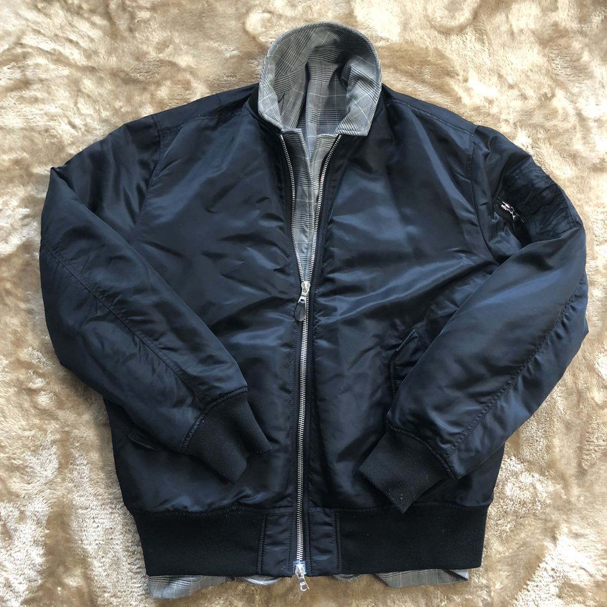 uniform experiment リバーシブルma-1 ジャケット 不可能可能