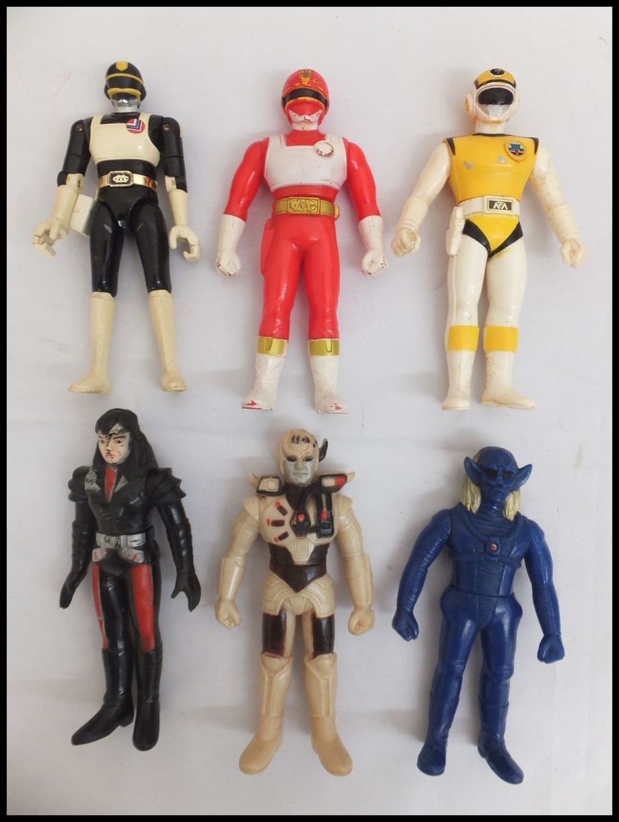 ZEROnet Σ当時物 昭和 特撮ヒーロー スーパー戦隊 チェンジマン/ソフビ