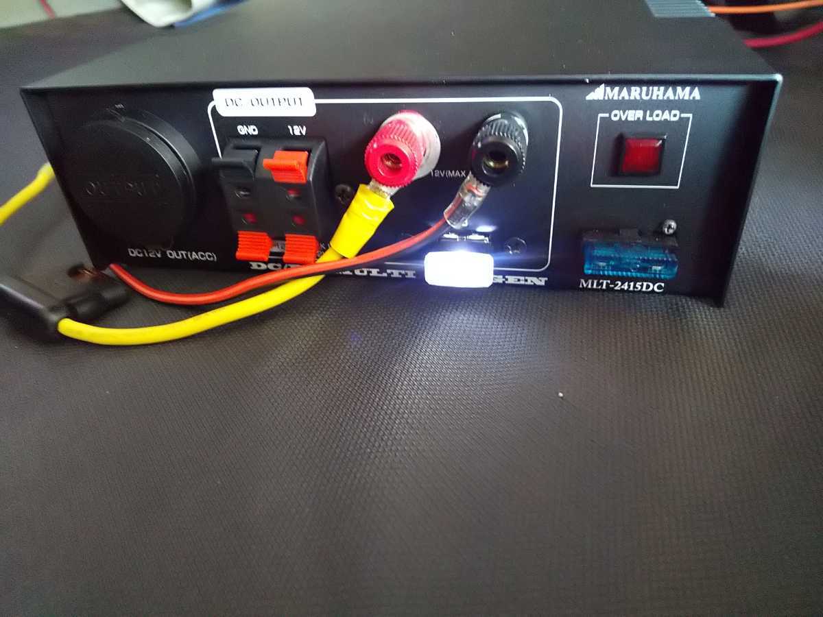 MARUHAMA デコデコ マルハマ AD-15DX 24V→12V DC⁄DCコンバーター 