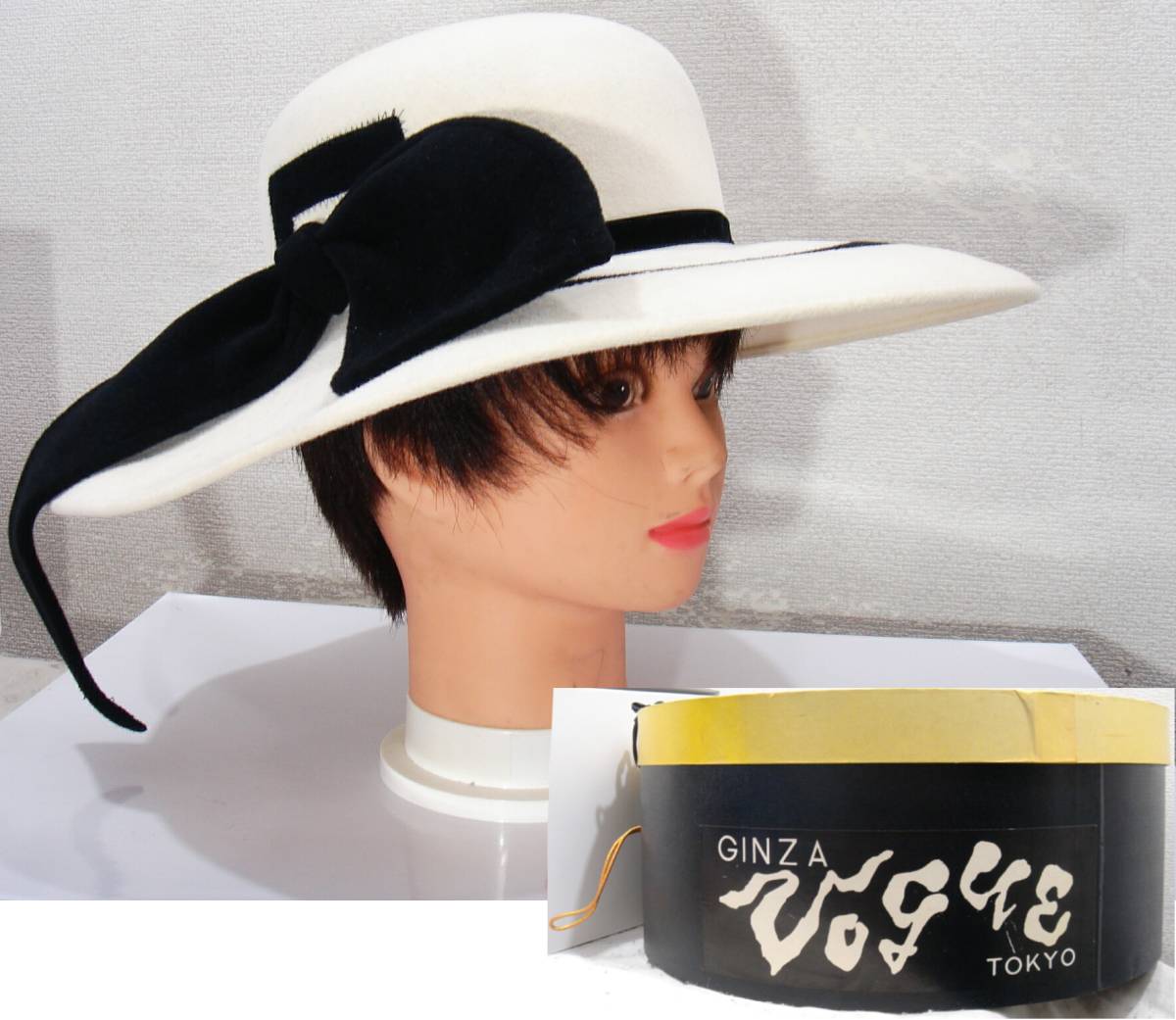 新品同 GINZA vogue 総レース帽子 フラワー 銀座ボーグ ハット Yahoo