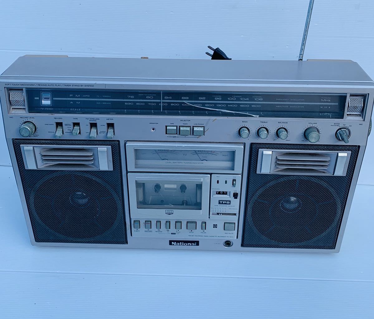 National ナショナル 大型ラジカセ RX-5600 動作品 昭和 レトロ 【公式