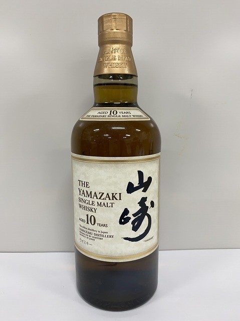 人気定番，本物保証 F025-M13-3643 SUNTORY サントリー 山崎 10年 ウイスキー 700ml 40% 未開栓 現状品⑩(日本)｜売買されたオークション情報、yahooの商品情報をアーカイブ公開 - オークファン 日本