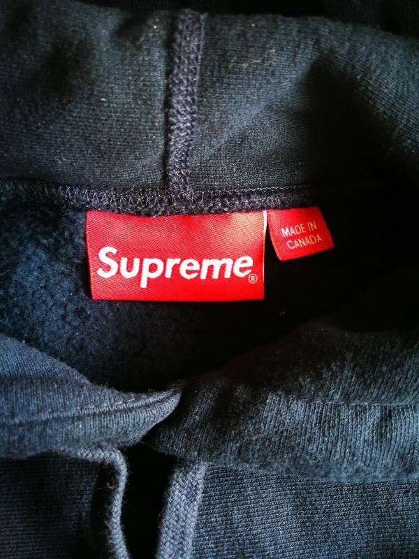 ◇【正規品/極美品】Supreme 17SS Sleeve Patch Hooded Sweatshirt 