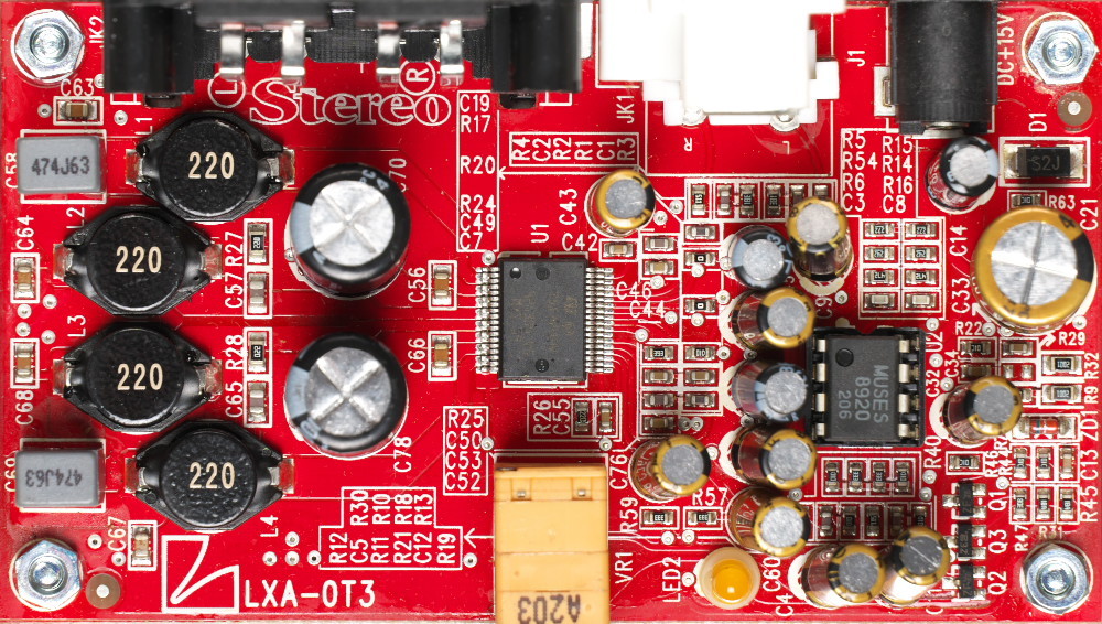 送料無料 LUXMAN LXA-OT3 共立プロダクツ製アルミケース付 MUSES8920付