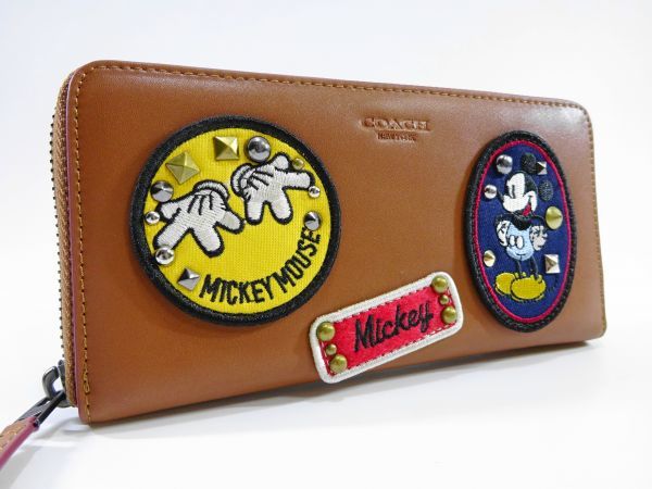 定番，本物保証 42 a COACH コーチ ジッピー ウォレット 長財布 茶 ブラウン ディズニー レディース メンズ 両方OK 参考定価2.5万円(男性用財布)｜売買されたオークション情報、yahooの商品情報をアーカイブ公開 服飾小物