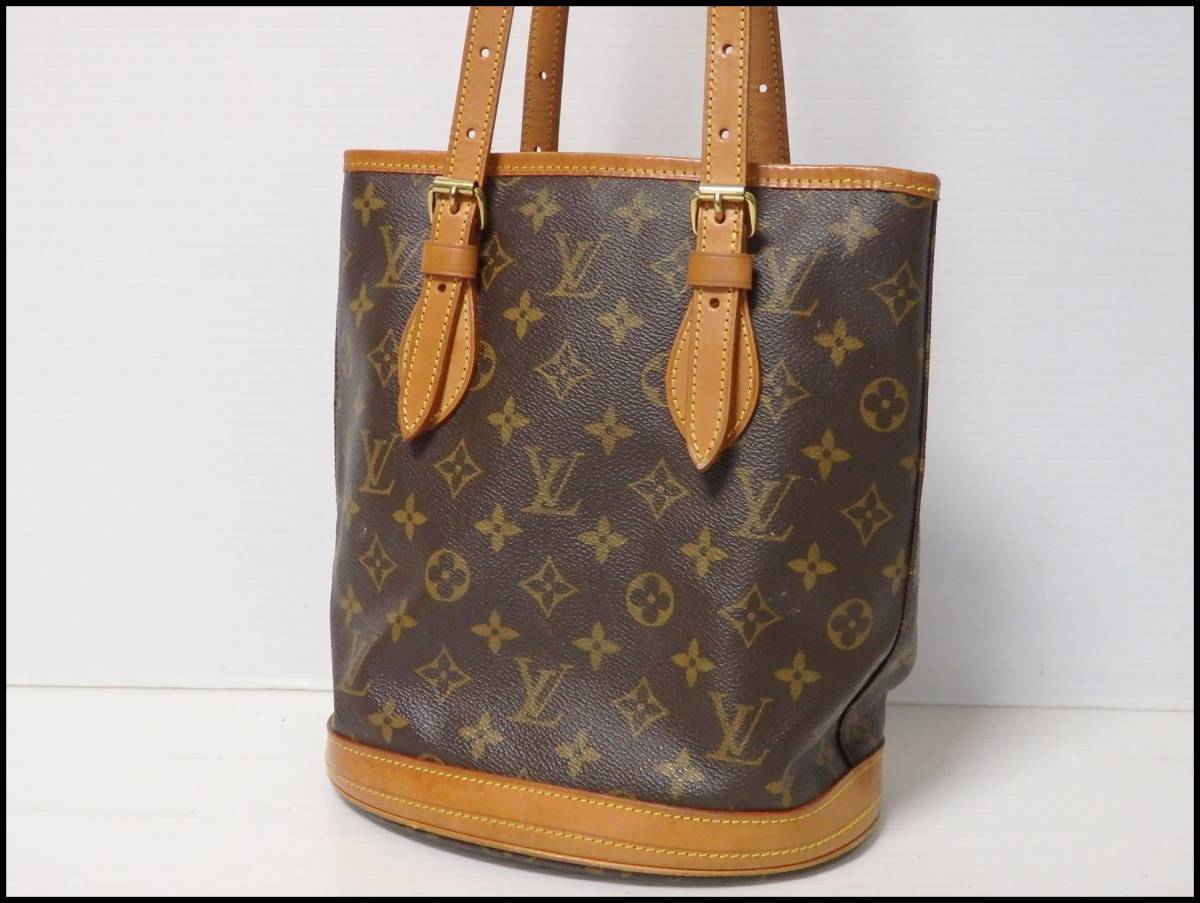 本物 LV ルイ・ヴィトン バケットPM バケツ型 モノグラム ＞6.15.2 