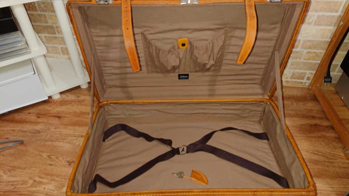 ☆レザーアンティークトランク☆ 鍵付 il domani イルドマーニ 旅行 