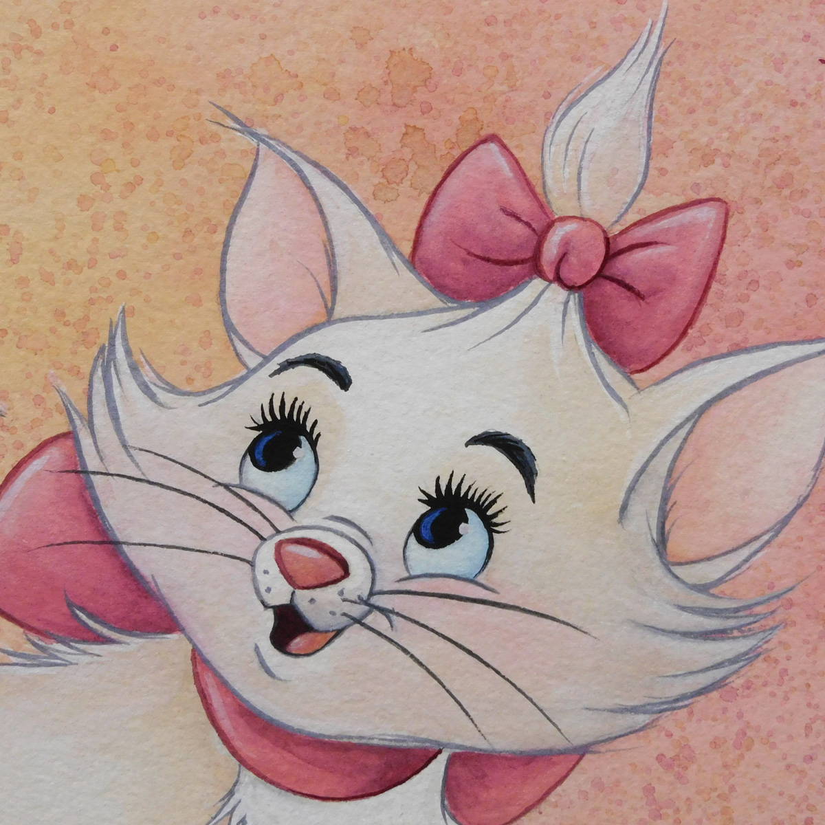 交渉可 おたからや美術画廊 ディズニー マリー おしゃれキャット 水彩 動物画 アニメ 絵画 原画 洋画 or 動物画 売買されたオークション情報 Yahooの商品情報をアーカイブ公開 オークファン Aucfan Com