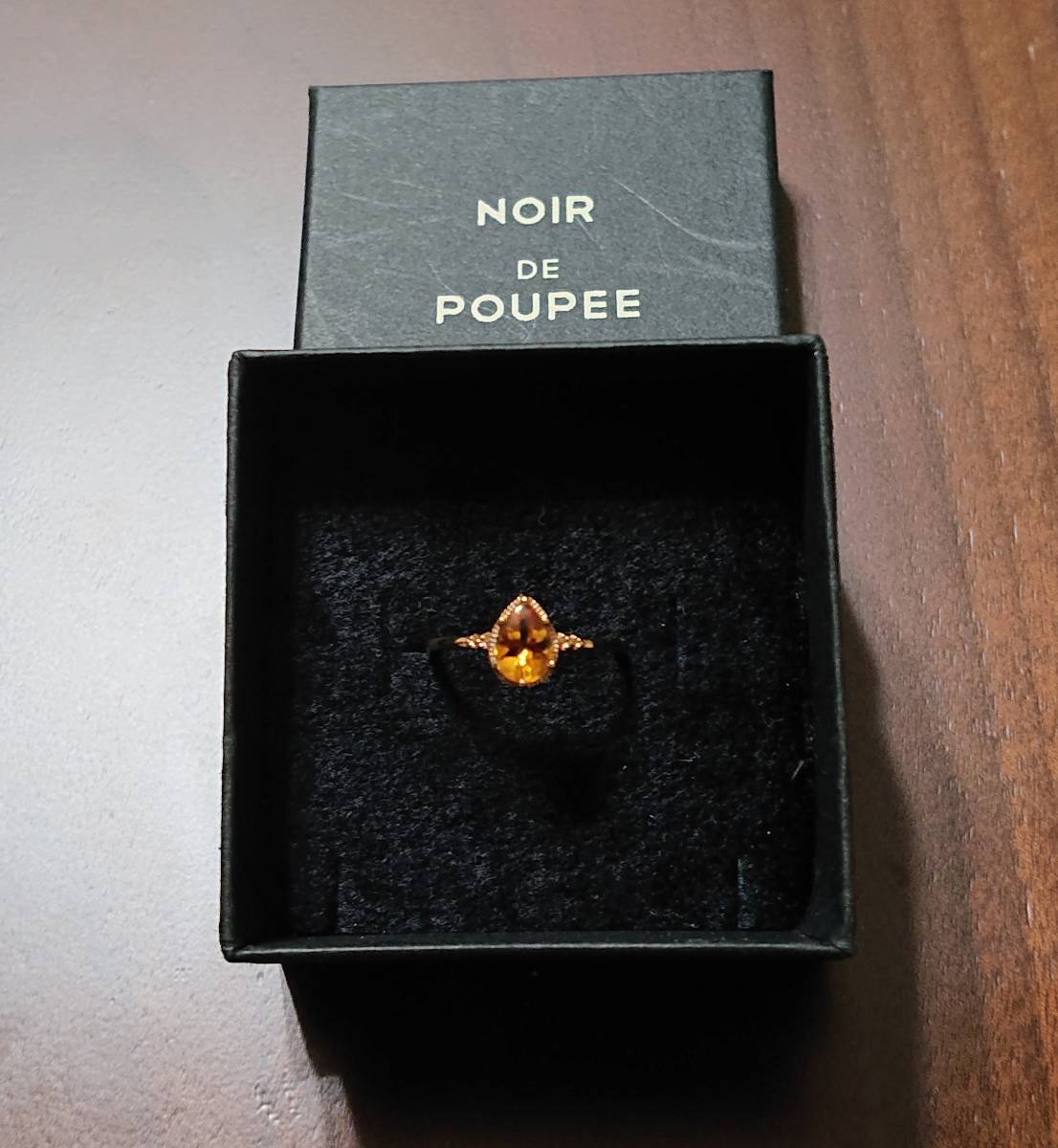  NOIR DE POUPEEシトリンK10リング11号箱ありノワールドプーぺカラーストーン(カラーストーン)｜売買されたオークション情報、yahooの商品情報をアーカイブ公開 - オークファン その他