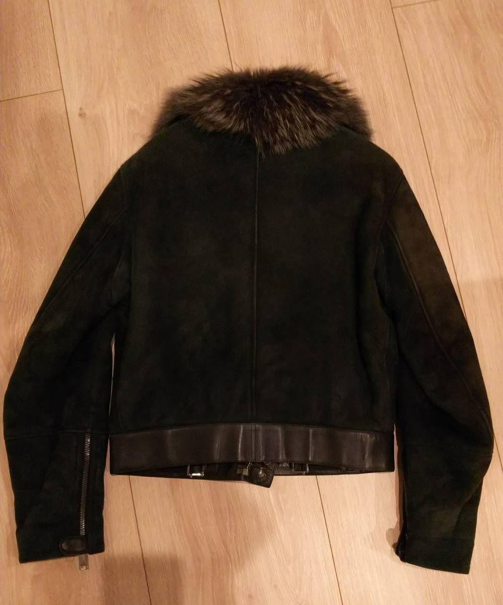 グッチ GUCCI トムフォード期 ボンバージャケット ムートン 46 