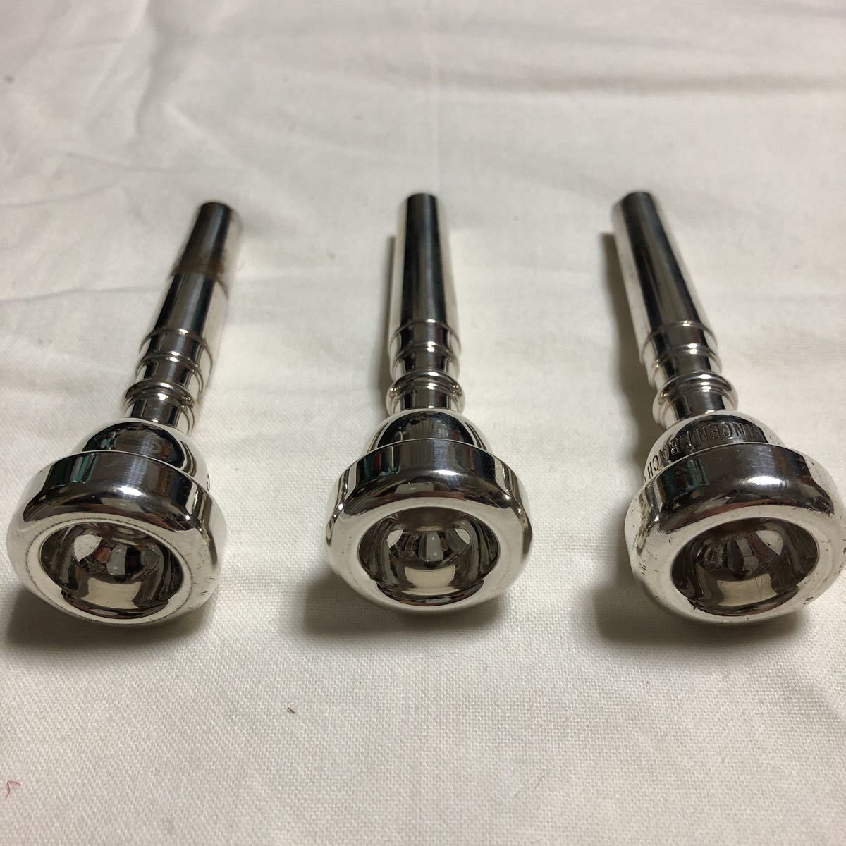 Bach バック トランペット マウスピース CORP. 7C 3本セット_3
