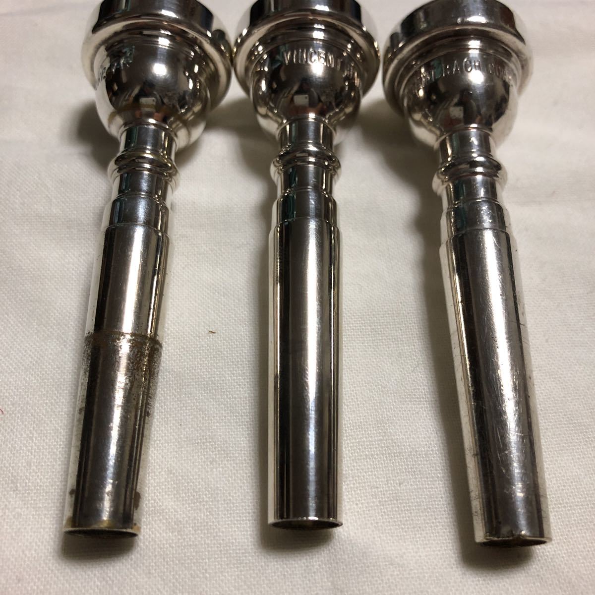 Bach バック トランペット マウスピース CORP. 7C 3本セット_4