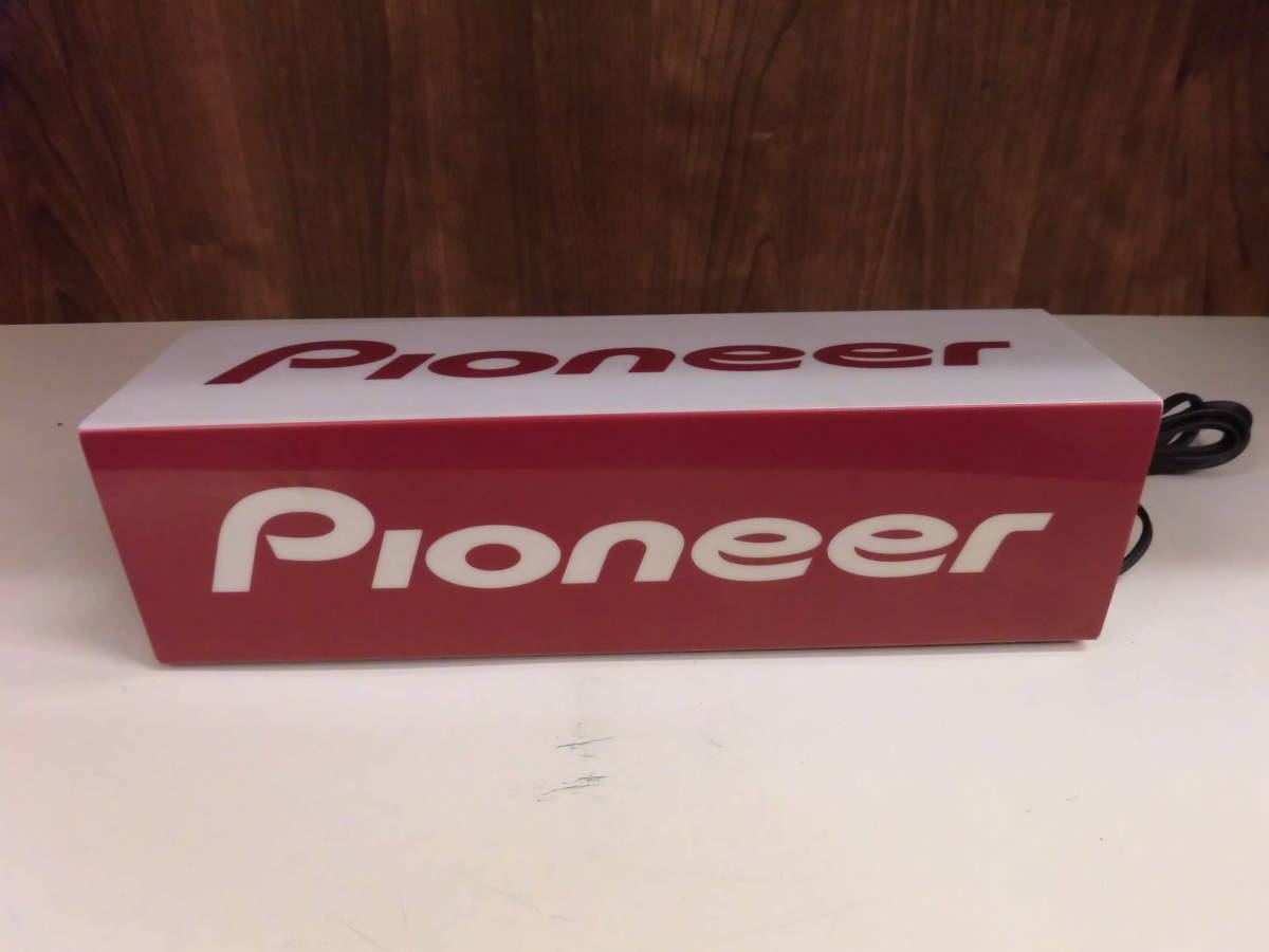 販促用電飾看板】パイオニア Pioneer（非売品） 販促用電飾看板