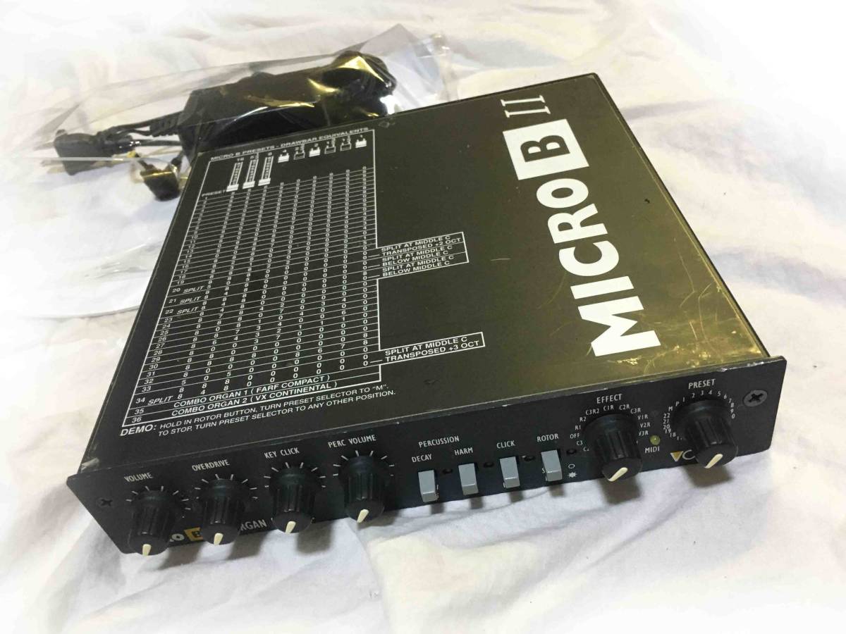 ♪即決♪VOCE MICRO B Ⅱ ハモンドオルガン 音源オジュール ハモンド 