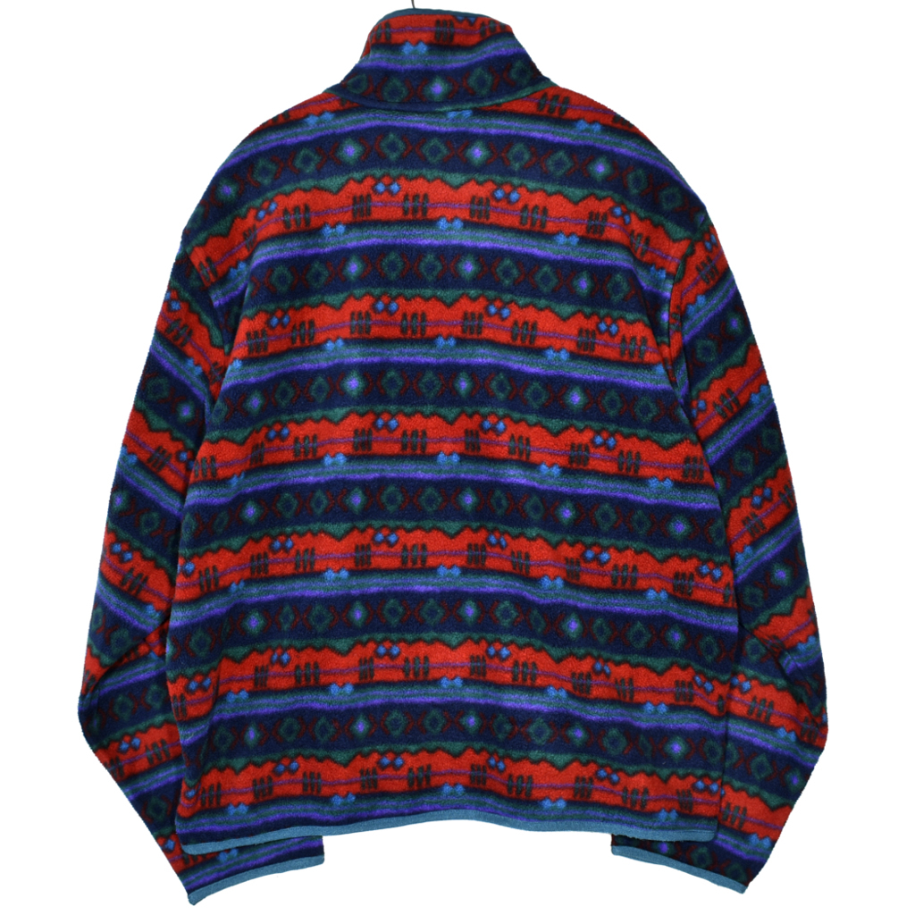 エルエルビーン 古着 フリースジャケット フリース 90年代 メンズXL LL 90s ~90年代 Bean (エルエルビーン) ⁄ 80〜90年代 総柄 USA製 古着の販売・通販ならセカンドストリート