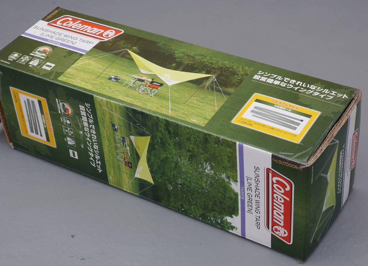 【SALE，限定セール】 コールマンCOLEMANサンシェードウイングタープModel 170T16800Jライムグリーン 廃版モデル(その他)｜売買されたオークション情報、yahooの商品情報をアーカイブ公開 - オークファン その他