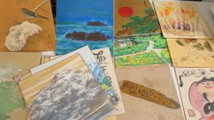 慈光】1660 二代歌川国貞 「来宵蜘蛛線」3枚 役者絵 傾城薄雲実は蜘の