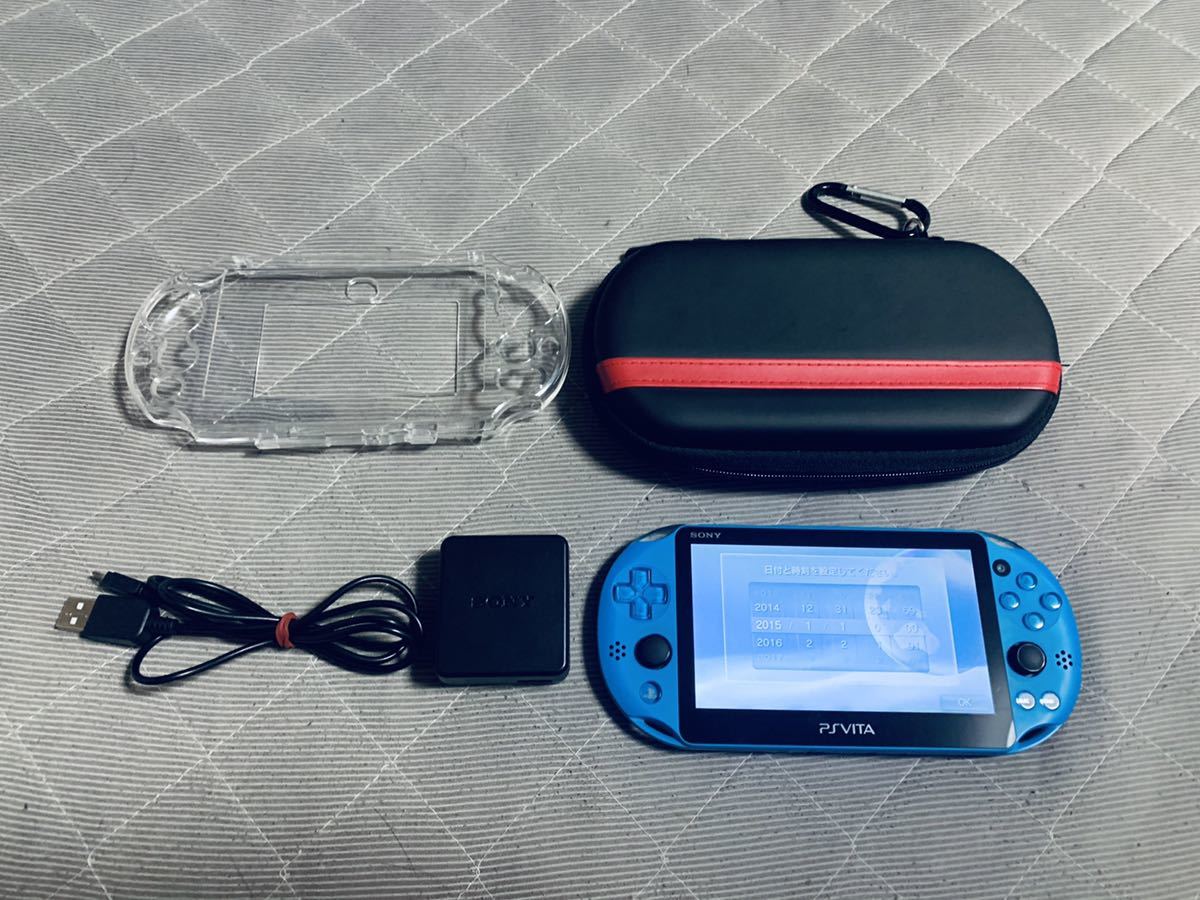 アクアブルー PS PCH-2000 本体 0 Vita Wi-Fiモデル 公式通販 VITA 