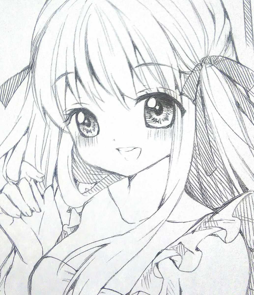 手描きイラスト オリジナル 女の子 ラフ画 手描きイラスト 売買されたオークション情報 Yahooの商品情報をアーカイブ公開 オークファン Aucfan Com