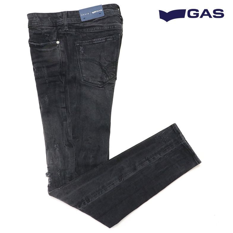 1円/新品/GAS/28インチ/スキニーデニムパンツ SAX TAPE JP. 351385 