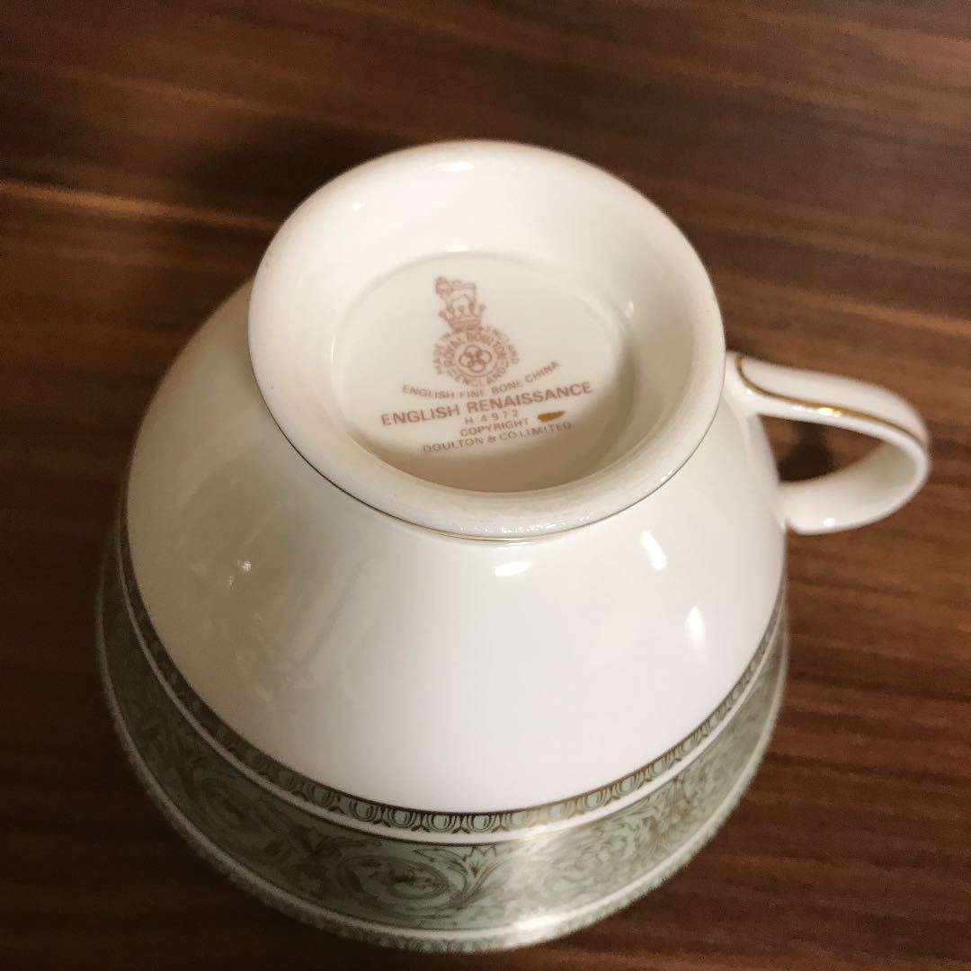 【美品】ロイヤルドルトン ENGLISH RENAISSANCE Royal Doulton English and tea England\"