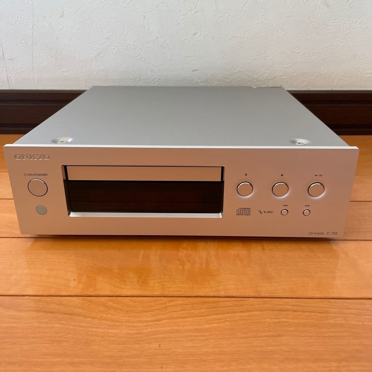 稀少/展示保証付☆ONKYO INTEC C-755 CDプレーヤー☆ CDデッキ