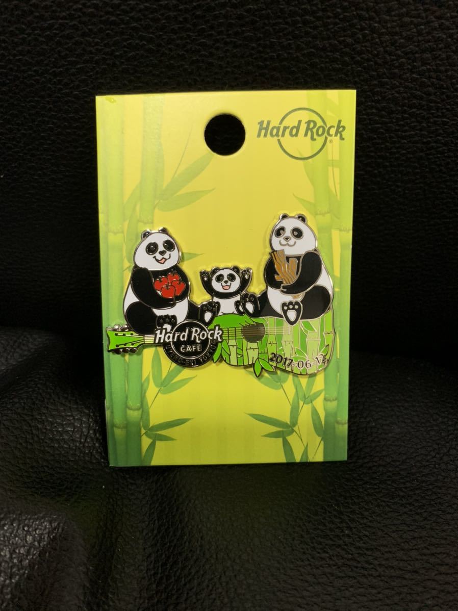 ハードロックカフェ 上野 Good luck Panda 非売品 ピンバッジ Cafe