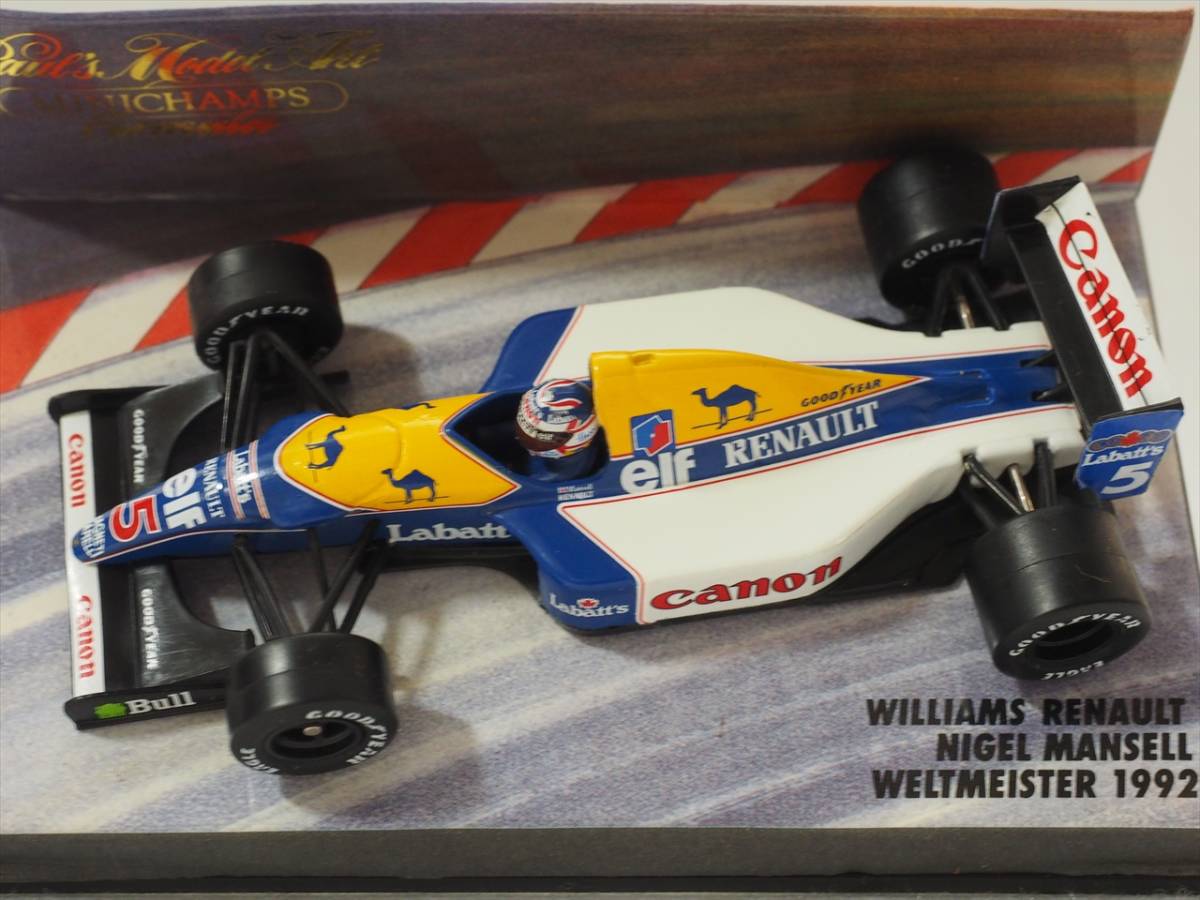 Williams FW14B 0 F1 Nigel #5 Mansell World Champion Renault - 1:18