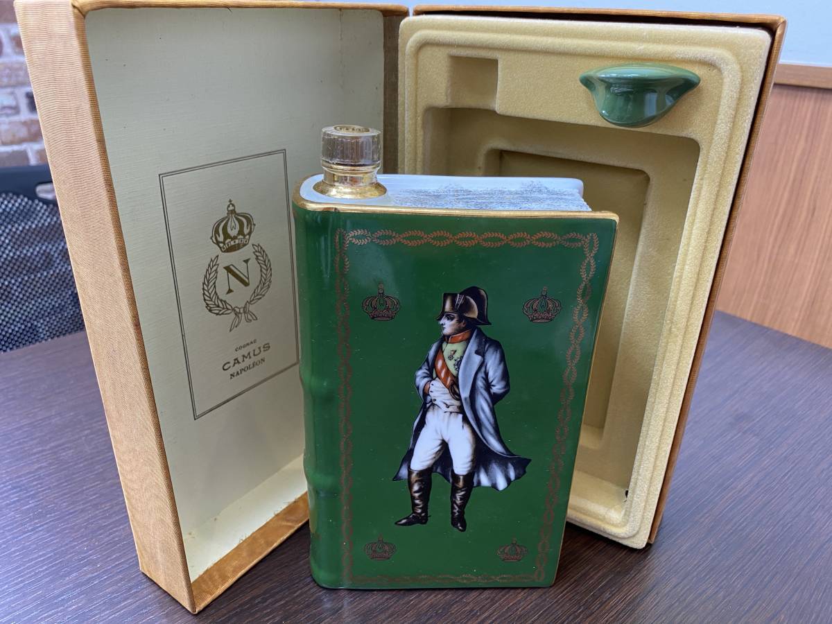 古酒 未開封 CAMUS NAPOLEON カミュ ナポレオン ブック ポーセリン