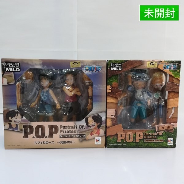 mP264b [未開封] ワンピース P.O.P CB-EX ルフィ＆エース ～兄弟の絆