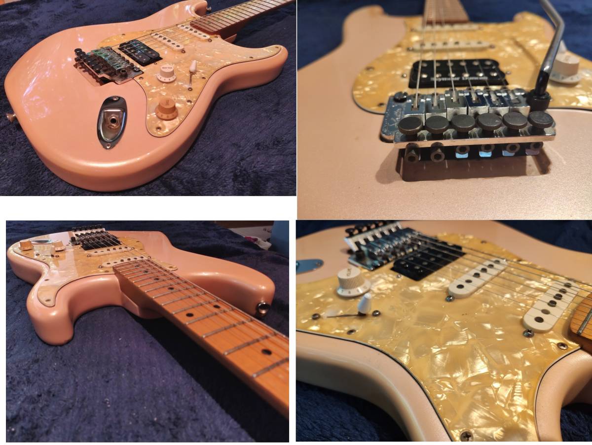 1989年製品 Custom ピンク ストラトキャスター ロック Vanzandt 