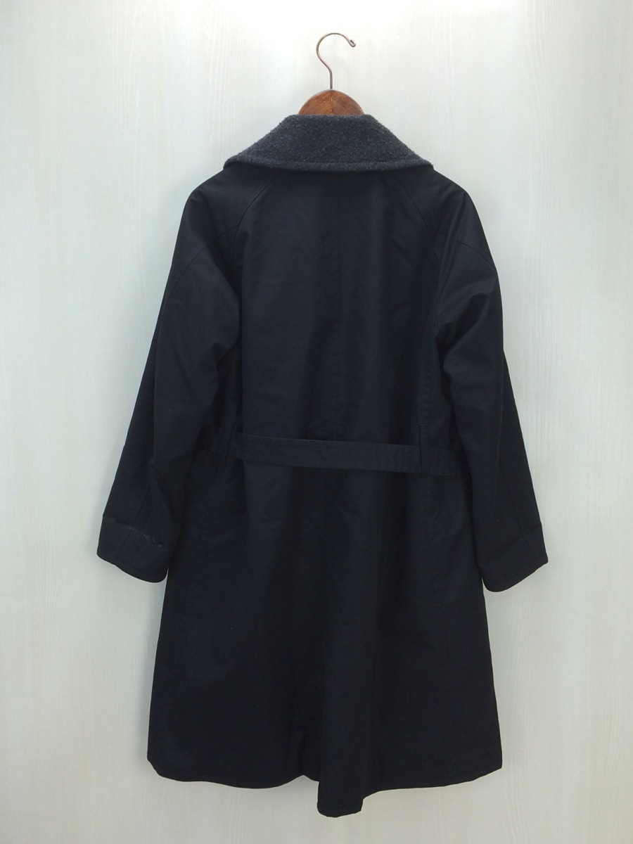 COMOLI◇2016AWmodel/タイロッケンコート/コート/0/コットン/BLK/無地