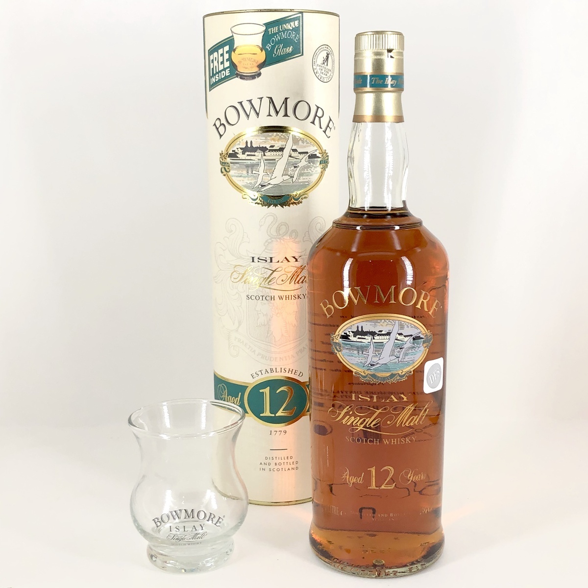 【希少】ボウモア BOWMORE 12年 シルクプリント カモメラベル 未開封 12年 ボウモア シルクプリント BOWMORE カモメラベル 750ml 旧ボトル