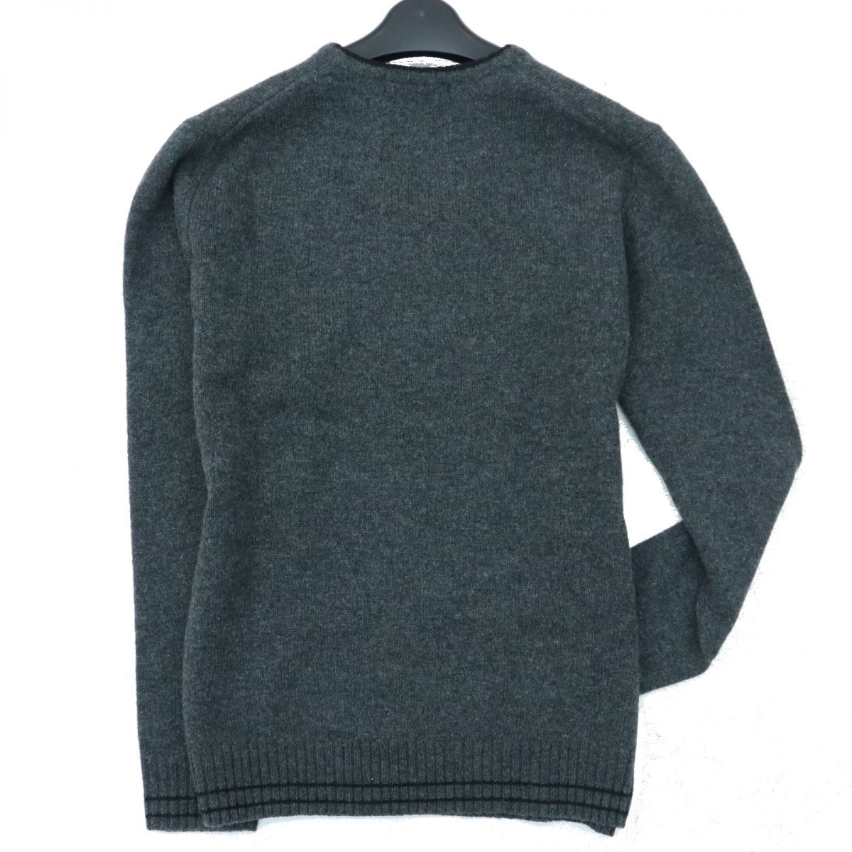 Michel Klein Homme ミッシェルクラン オム ウール100 ライン Vネック ニット セーター Sz 48 メンズ グレー C611tb5 セーター 売買されたオークション情報 Yahooの商品情報をアーカイブ公開 オークファン Aucfan Com