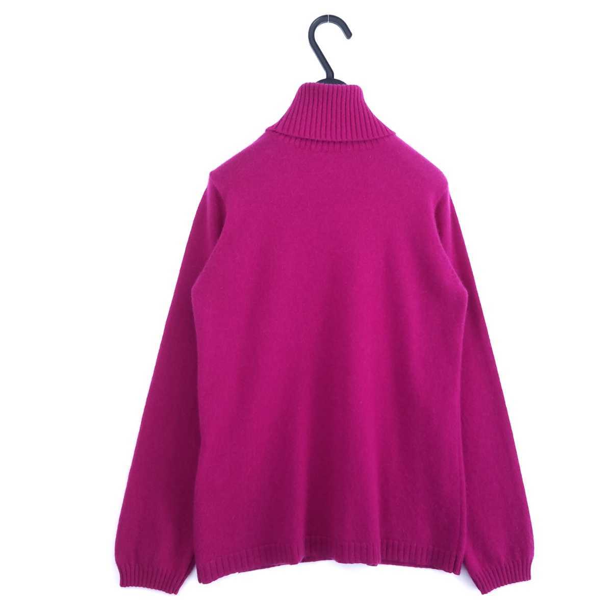 秋冬【新品】フルッティフルッタ/肉厚カシミヤ100% タートル ニット/40/マゼンタ/定価約4万円/Frutti Frutta/セシオ/セーター/11号
