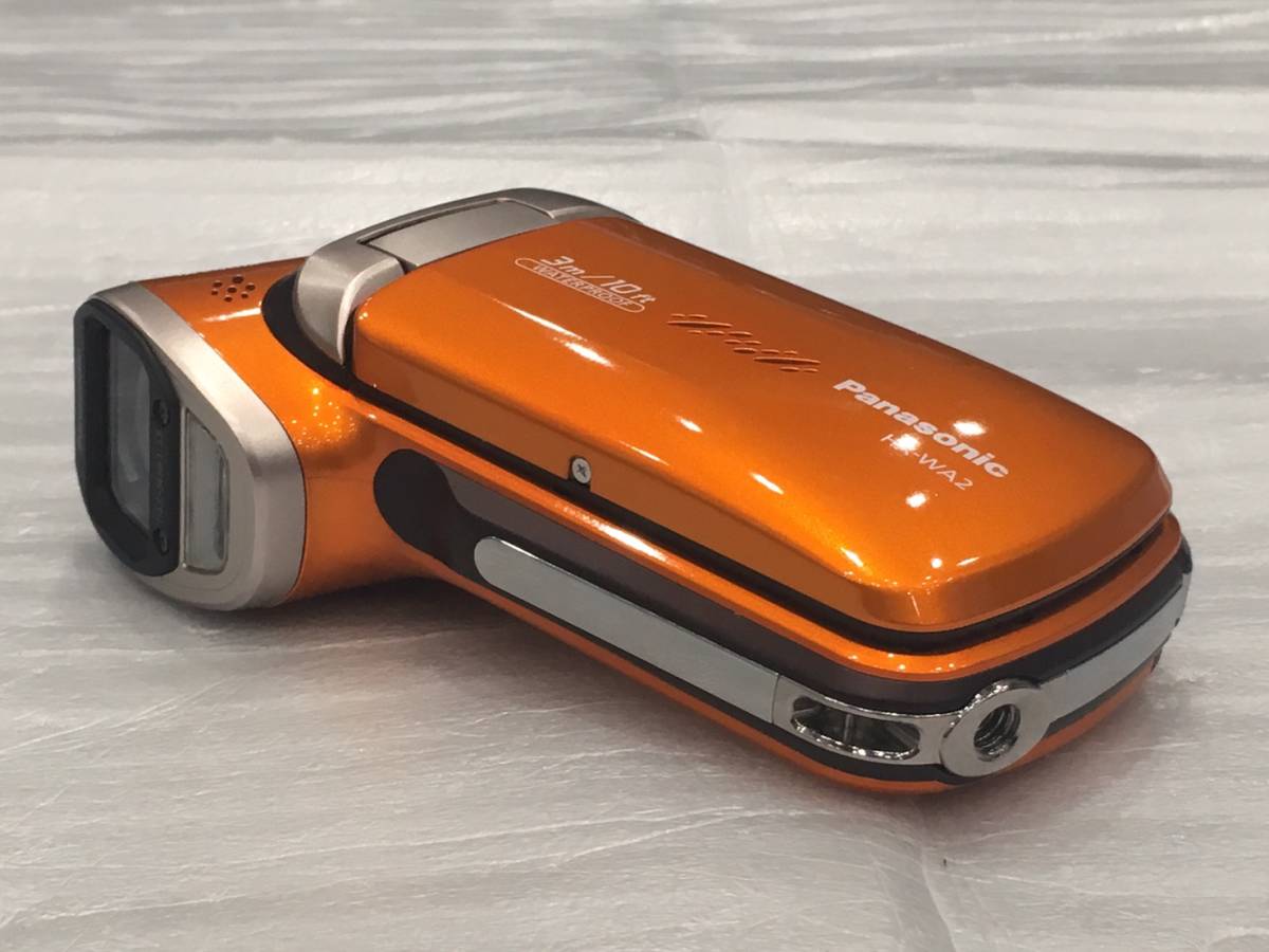 Panasonic HX-WA2 デジタルムービーカメラ オレンジ 美品 Panasonic