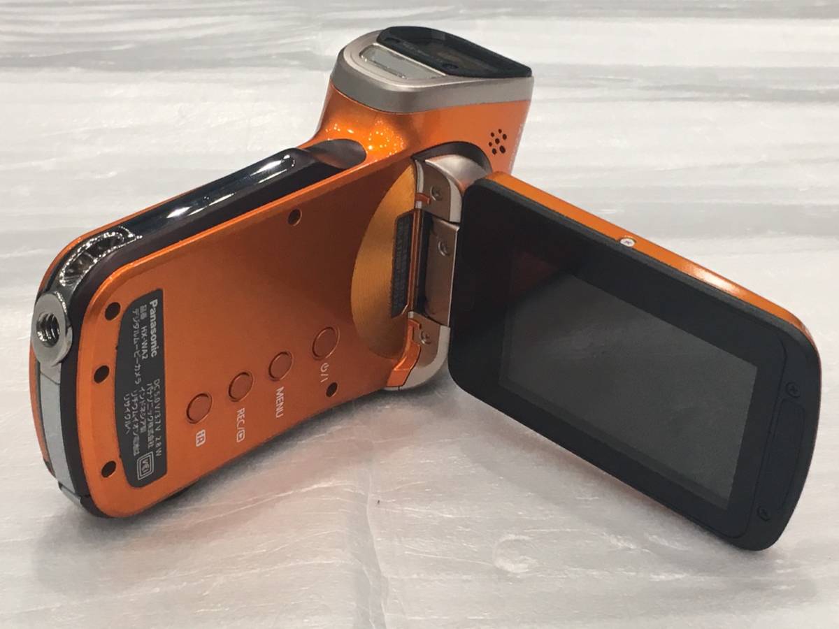 Panasonic HX-WA2 デジタルムービーカメラ オレンジ 美品 Panasonic