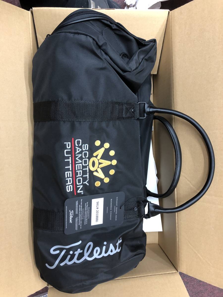 専用商品 新品、未使用 Titleist スコッティキャメロン ボストンバック SCOTTY