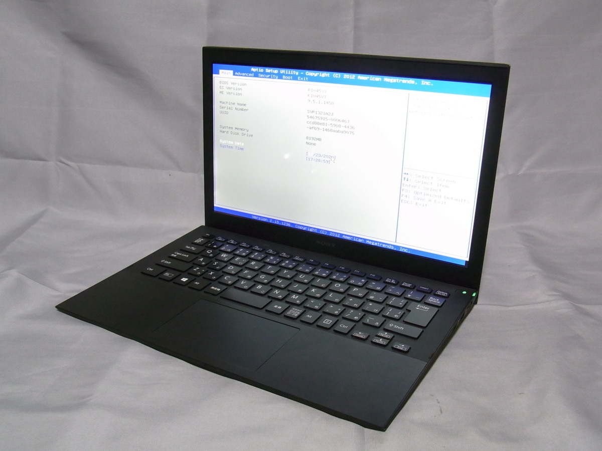 VAIO Sony Pro SONY Vaio Core Intel VPCF126FM⁄B ⁄ 256GB SSD 8GB i5 