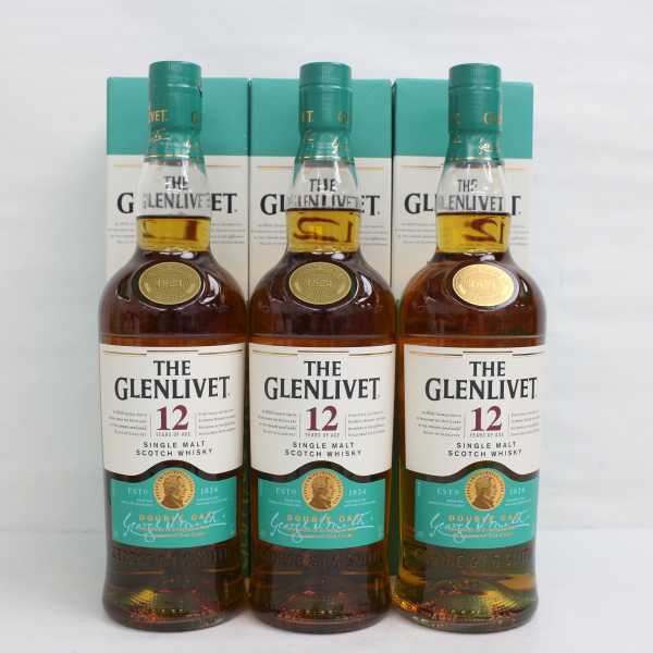 人気，高品質 3本セット THE GLENLIVET グレンリベット 12年 ダブルオーク 40％ 700ml N20L180100(セット、詰め合わせ)｜売買されたオークション情報、yahooの商品情報をアーカイブ公開 - オークファン セット、詰め合わせ