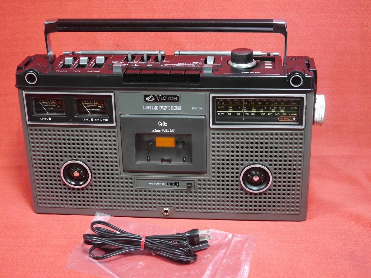 昭和レトロ RC-707 Yahoo!オークション - Victor 0 ビクターVictor FM