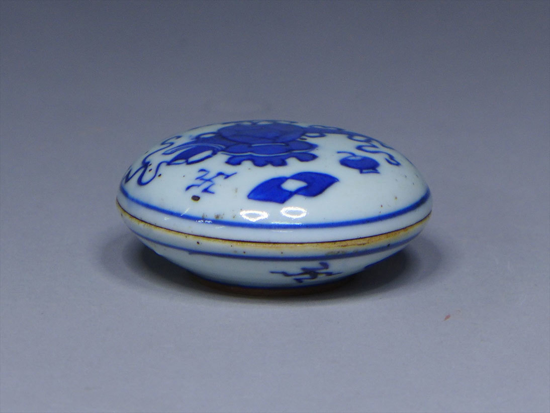 唐物 中国古玩 蓋物 清朝期 (中国古董 「大清康熙年製」の落札相場