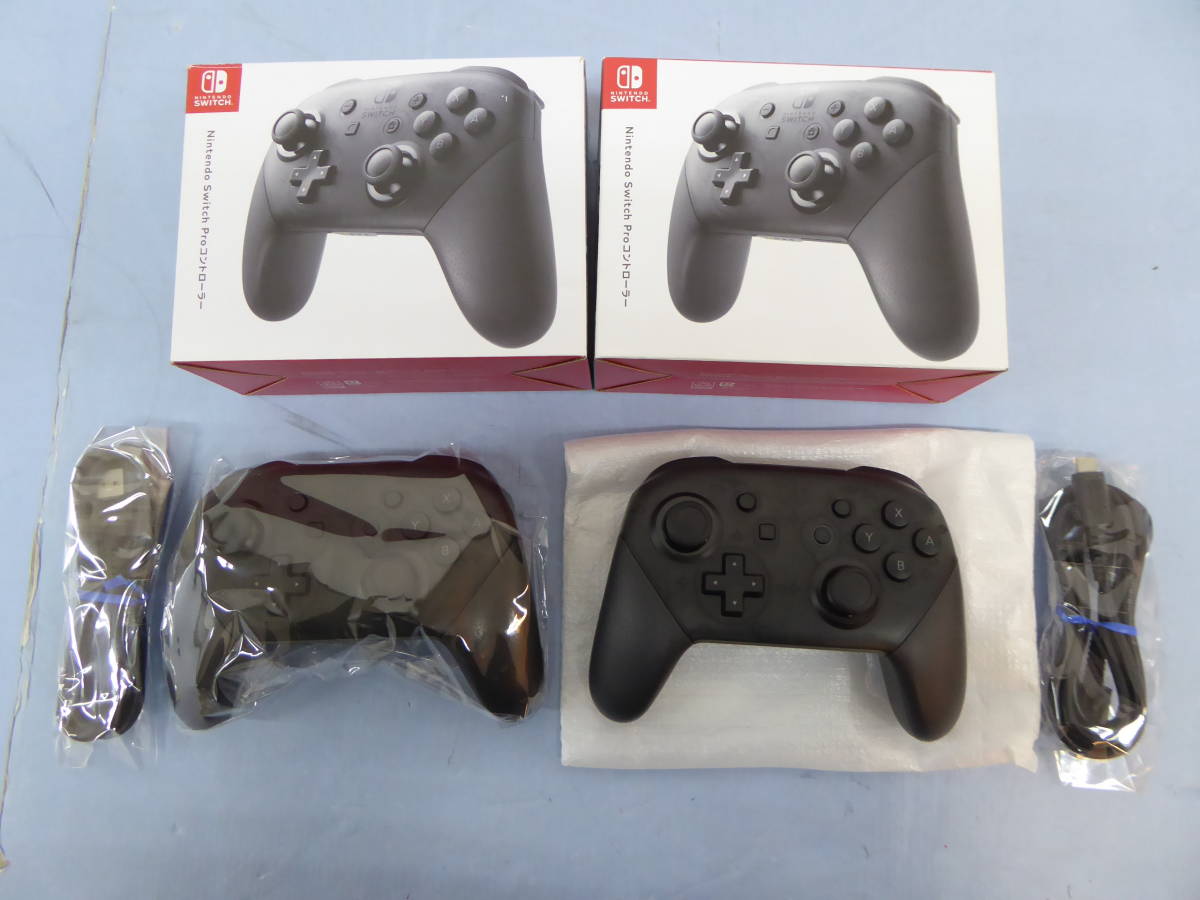 V13-18) 中古品 Nintendo switch Proコントローラー プロコン 2個